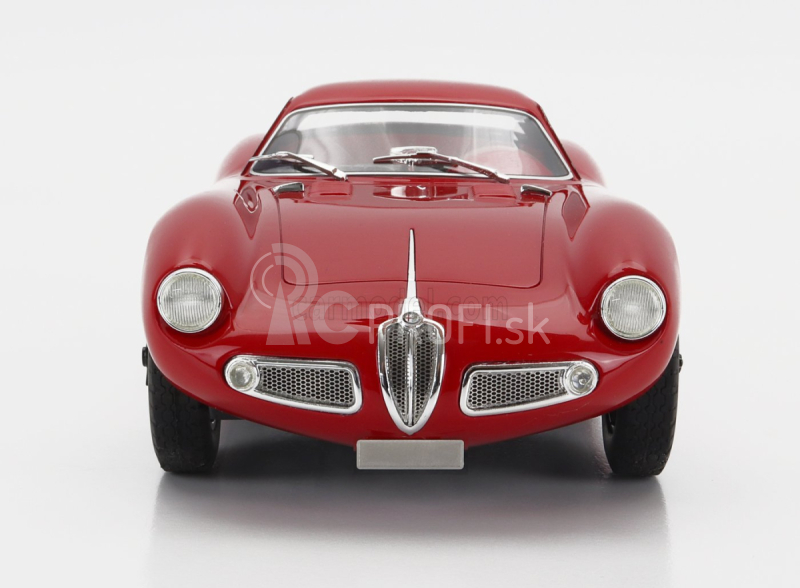 Maxima Alfa romeo Atl Sport Coupe 2000 1968 - čierne kolesá 1:18 Rosso Alfa Red