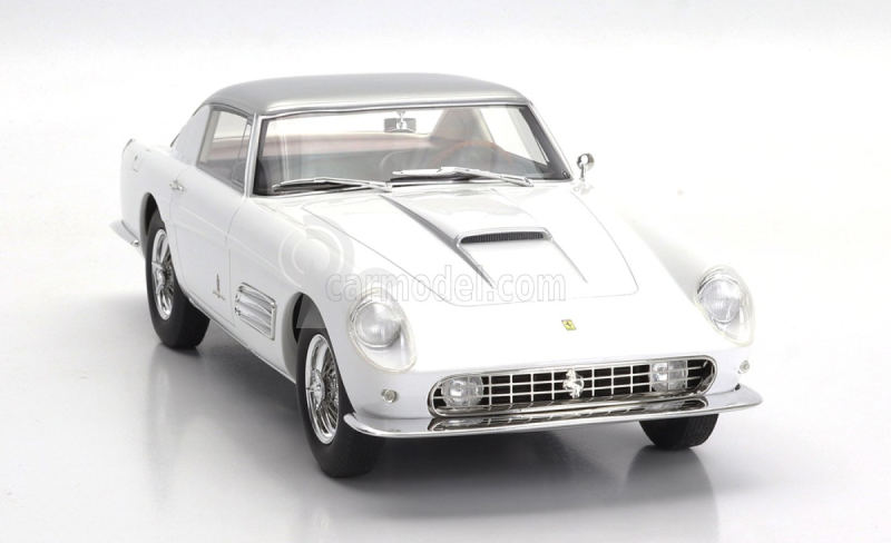 Maxima Ferrari 410 Superamerica Iii Series Pininfarina Coupe 1958 1:18 bielo strieborná