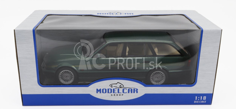 Mcg BMW radu 5 B10 4.6 Alpina Touring (e34) Sw Station Wagon 1989 1:18 Green Met