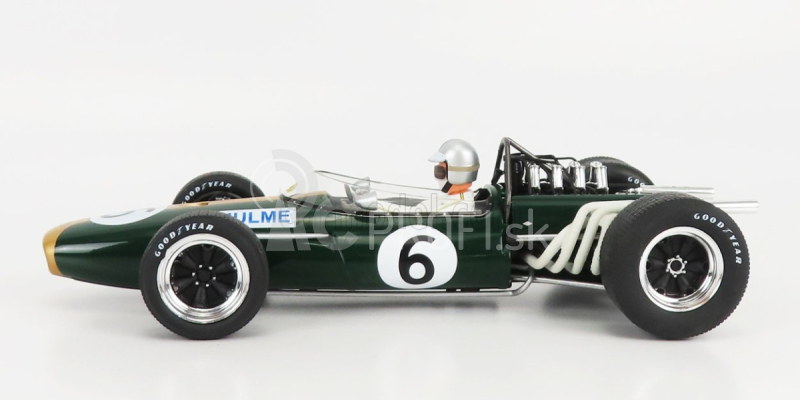 Mcg Brabham F1 Bt20 N 6 2nd British Gp 1966 Denny Hulme 1:18 British Racing Green