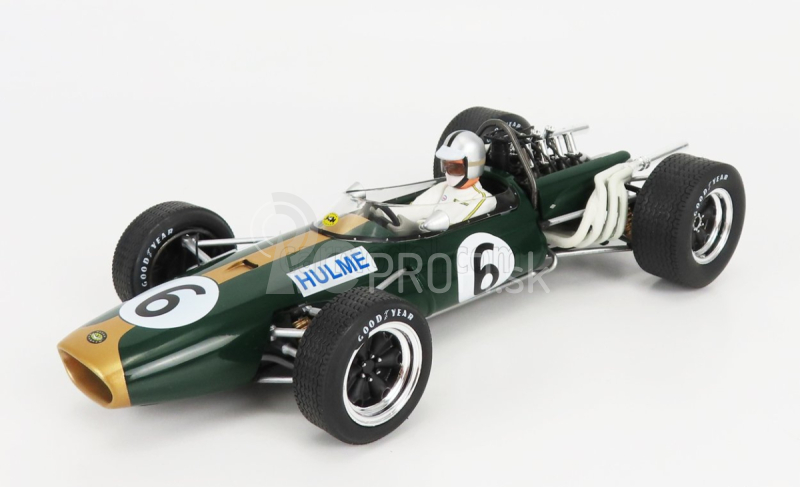 Mcg Brabham F1 Bt20 N 6 2nd British Gp 1966 Denny Hulme 1:18 British Racing Green