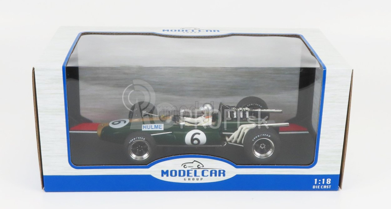 Mcg Brabham F1 Bt20 N 6 2nd British Gp 1966 Denny Hulme 1:18 British Racing Green