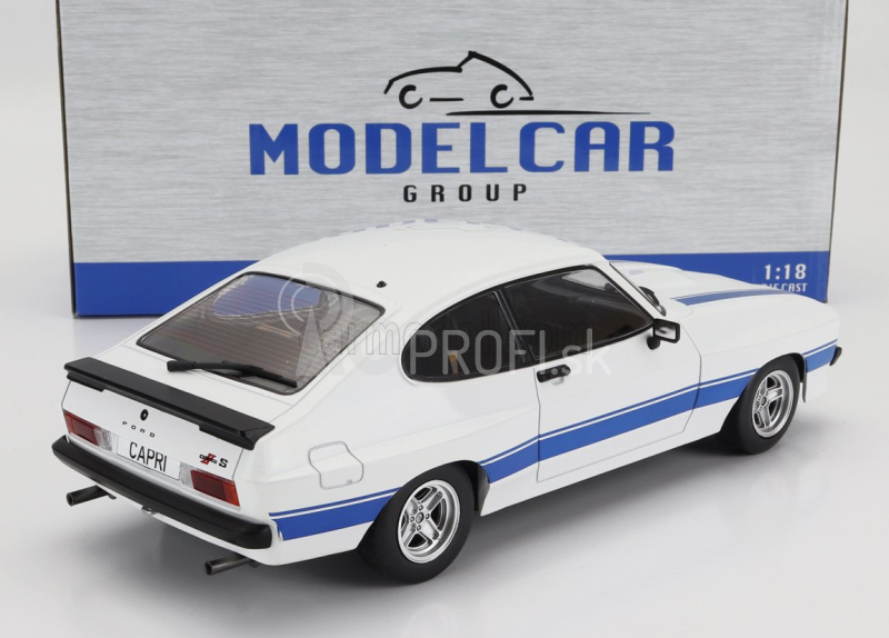 Mcg Ford england Capri Mkii Coupe Rhd 1975 1:18 Biela modrá