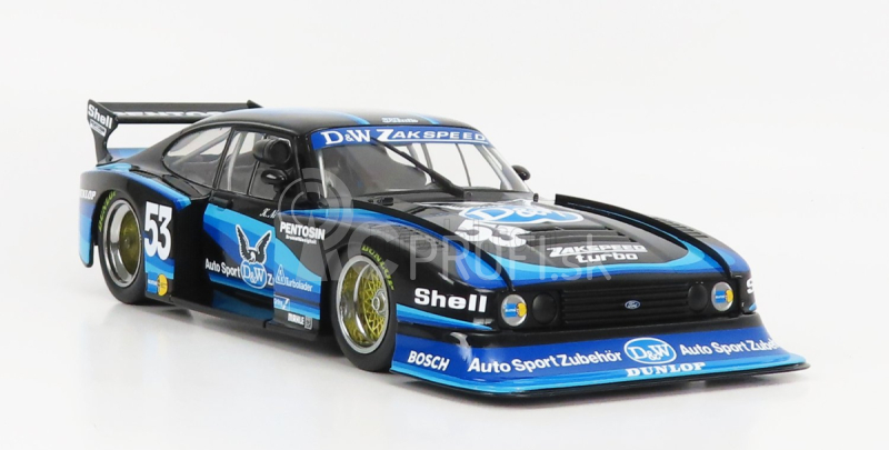 Mcg Ford england Capri Turbo Gr.5 Team D&w N 53 Drm Spa 1980 K.niedwiedz 1:18 Black Blue