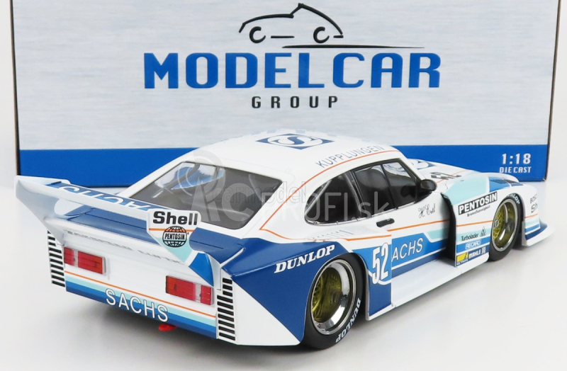 Mcg Ford england Capri Turbo Gr.5 Team Sacha N 52 Drm Zolder 1979 H.heyer 1:18 Biela 2 tóny Modrá