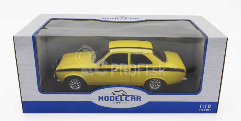 Mcg Ford england Escort Mki Mexico 1973 1:18 žltá čierna