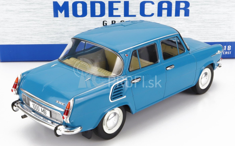 Mcg Škoda 1000 Mb 1966 1:18 Modrá