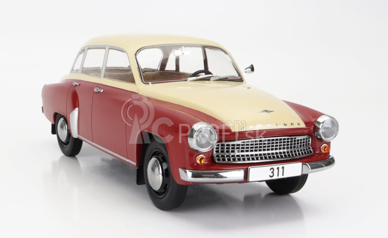 Mcg Wartburg 311 1959 1:18 Červená béžová