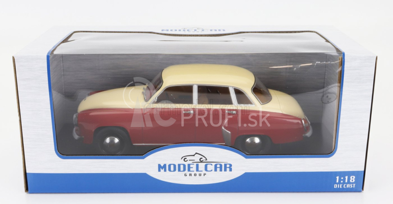 Mcg Wartburg 311 1959 1:18 Červená béžová