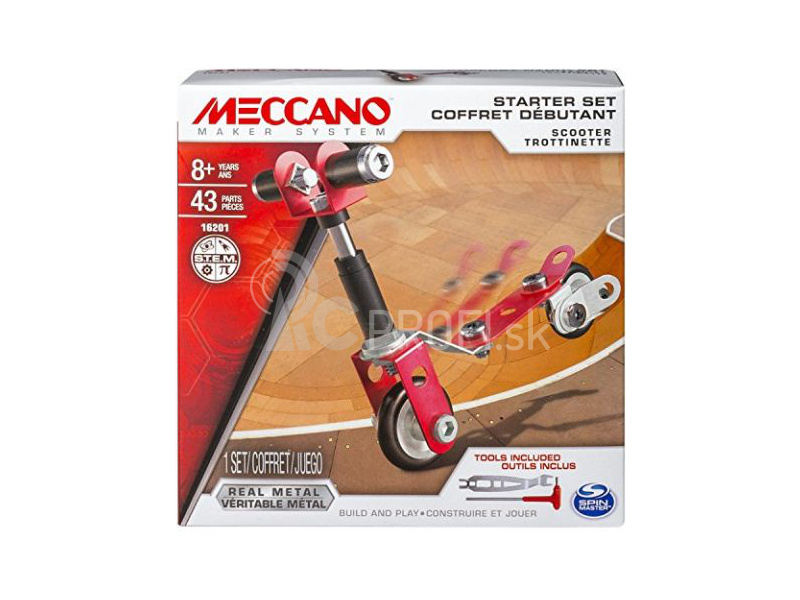 MECCANO – Kolobežka (42 dielikov)