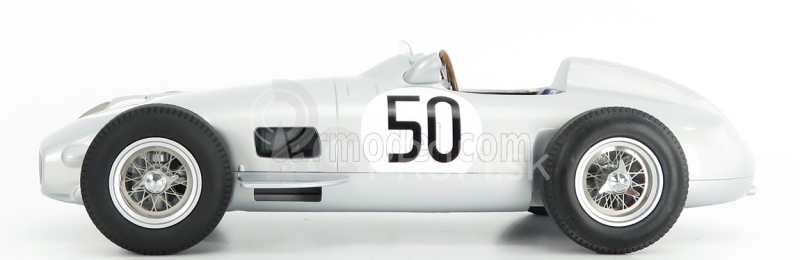 Mercedes benz F1 W196 N 50 4th British Gp 1955 P.taruffi 1:18 Silver