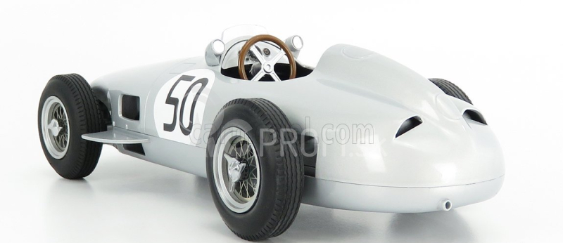 Mercedes benz F1 W196 N 50 4th British Gp 1955 P.taruffi 1:18 Silver