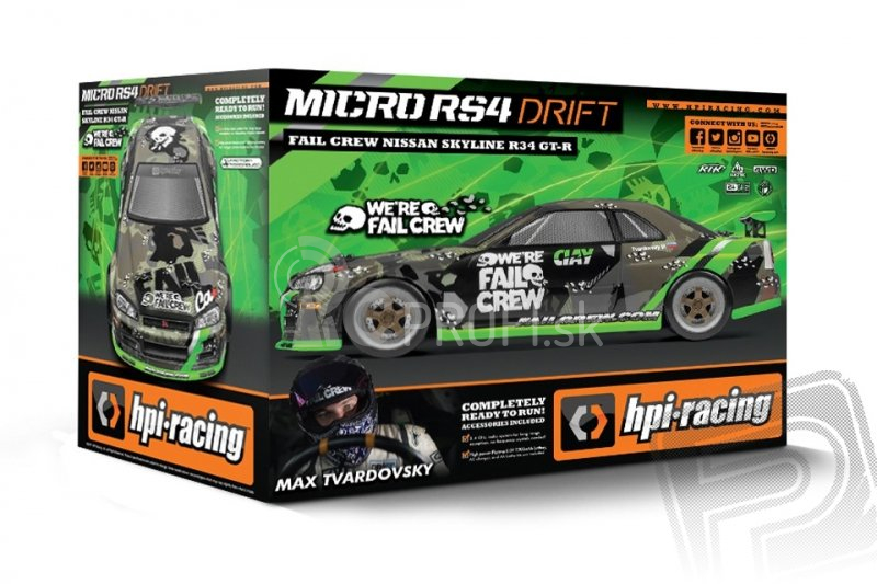 Micro RS4 Drift RTR Nissan Skyline GT-R – Fail Crew