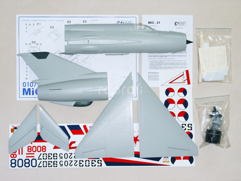 MIG-21 s dúchadlom, 0107, ALFA MODEL