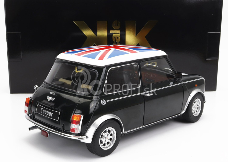 Mini Cooper Lhd 1992 s Union Jack 1:12 zelená biela