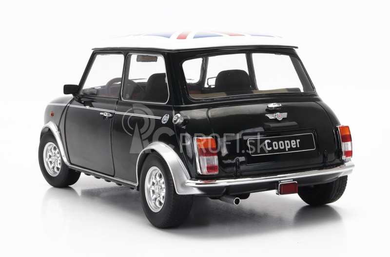 Mini Cooper Lhd 1992 s Union Jack 1:12 zelená biela