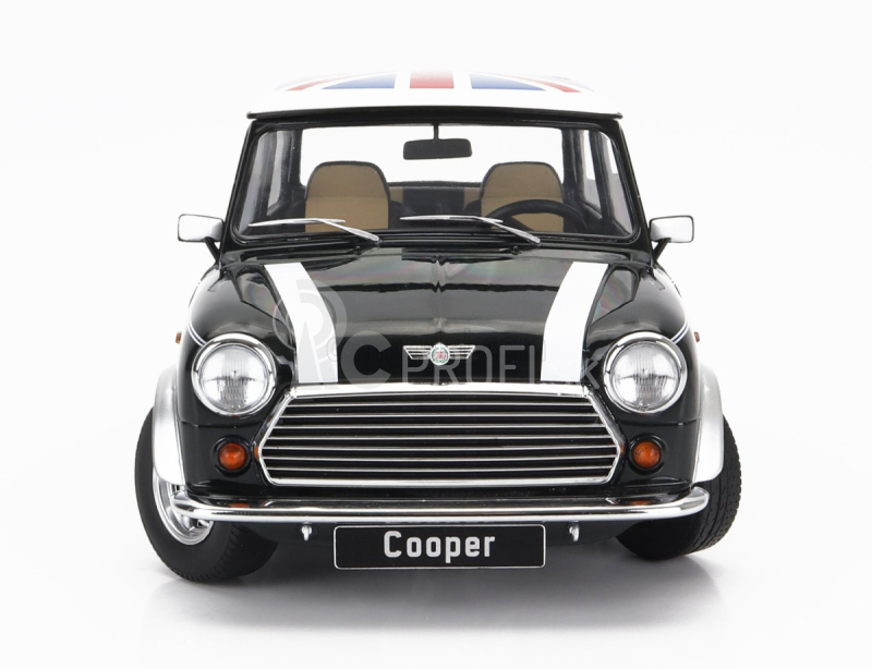 Mini Cooper Lhd 1992 s Union Jack 1:12 zelená biela