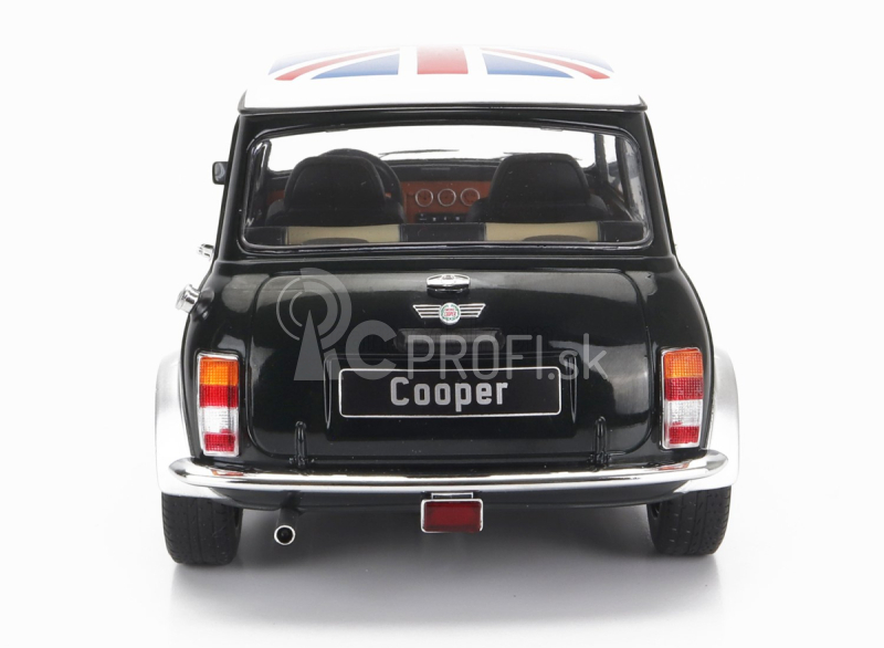 Mini Cooper Lhd 1992 s Union Jack 1:12 zelená biela