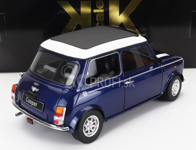 Mini Cooper Sunroof Lhd 1992 1:12 Blue Met White