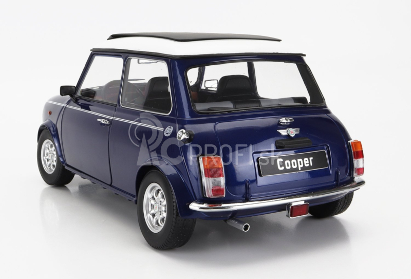 Mini Cooper Sunroof Lhd 1992 1:12 Blue Met White