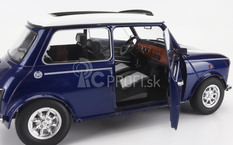 Mini Cooper Sunroof Lhd 1992 1:12 Blue Met White