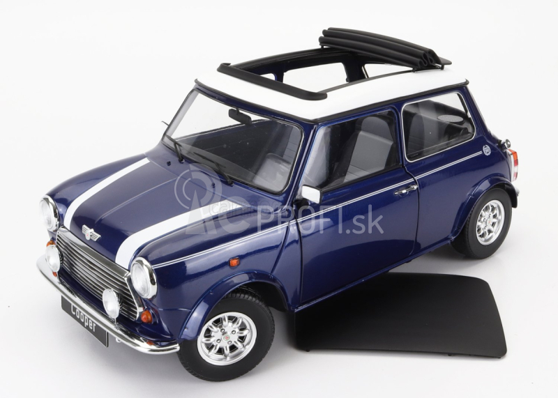 Mini Cooper Sunroof Lhd 1992 1:12 Blue Met White