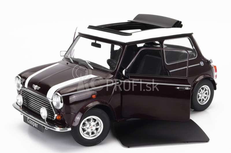 Mini Cooper Sunroof Lhd 1992 1:12 Purple White