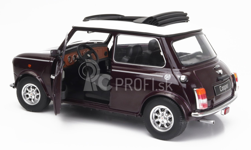 Mini Cooper Sunroof Lhd 1992 1:12 Purple White