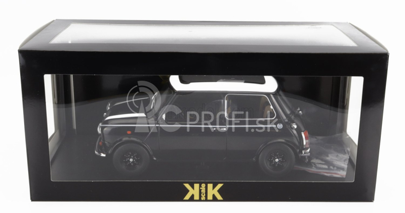 Mini Cooper Sunroof Lhd 1992 v mierke 1:12 čierna biela