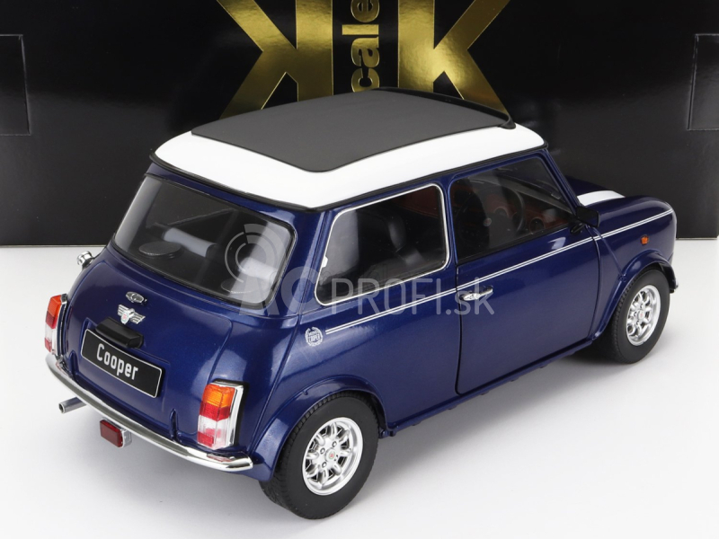 Mini Cooper Sunroof Rhd 1992 1:12 Blue Met White