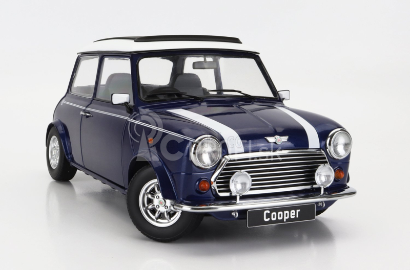 Mini Cooper Sunroof Rhd 1992 1:12 Blue Met White