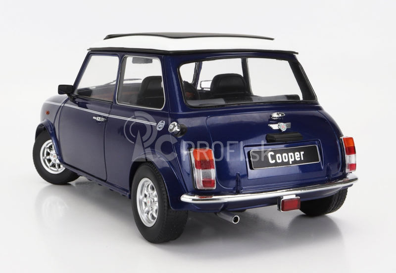 Mini Cooper Sunroof Rhd 1992 1:12 Blue Met White