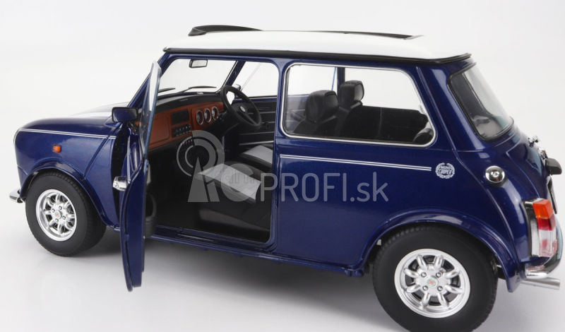 Mini Cooper Sunroof Rhd 1992 1:12 Blue Met White