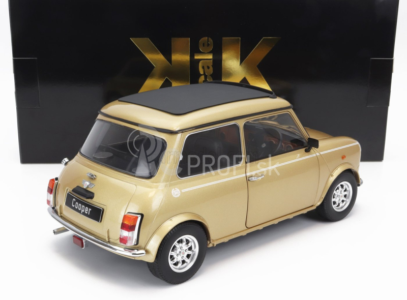 Mini Cooper Sunroof Rhd 1992 1:12 Gold Met Black