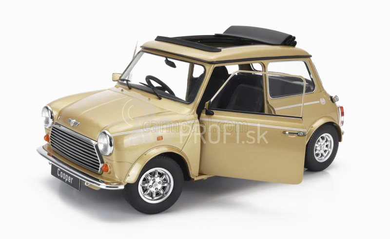 Mini Cooper Sunroof Rhd 1992 1:12 Gold Met Black