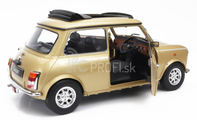 Mini Cooper Sunroof Rhd 1992 1:12 Gold Met Black