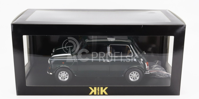 Mini Cooper Sunroof Rhd 1992 v mierke 1:12 tmavo zelená biela