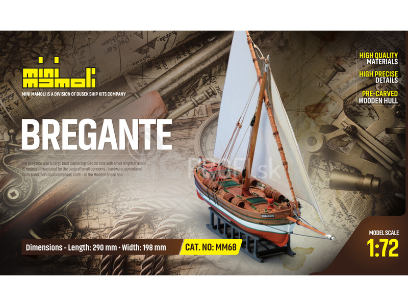 MINI MAMOLI Bregante 1:72 kit