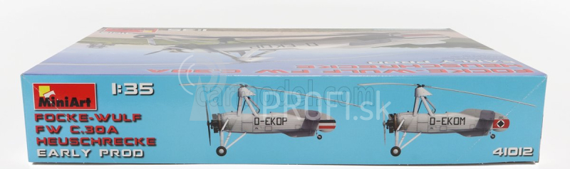 Miniart Avro Cierva C.30 Focke-wulf Fw Heuschrecke Lietadlo 1933 1:35 /