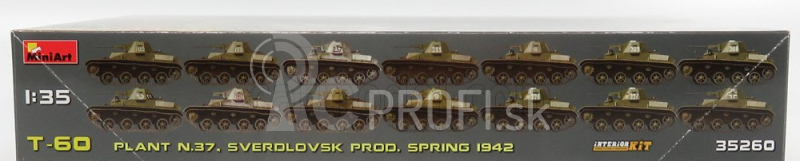 Miniart Krupp T-60 Tank Sverdlovsk Jar 1942 1:35 /