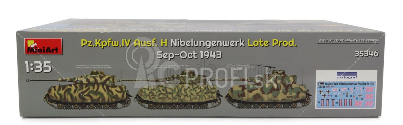 Miniart Tank P.kpfw.iv Ausf. H Military Nibelungenwerk 1943 1:35 /