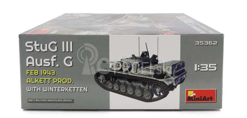 Miniart Tank Stug Iii Ausf. G Military With Winterketten 1943 1:35 /