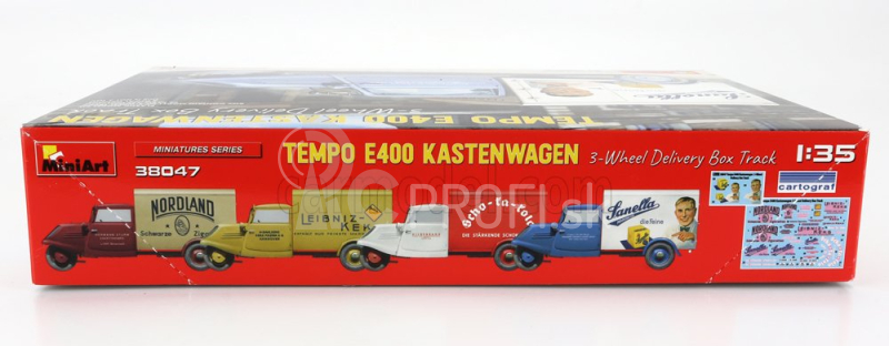 Miniart Tempo E400 Van Kastenwagen 3-kolesový 1962 1:35 /