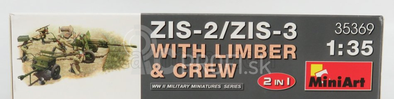 Miniart ZIS 2/zis-3 s limbou a posádkou 1:35 /