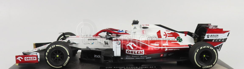 Minichamps Alfa romeo F1 C41 Team Orlen Racing N 7 Posledné preteky Abu Dhabi GP 2021 Kimi Raikkonen 1:18 Biela červená met.