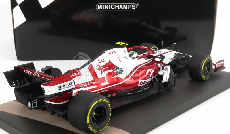 Minichamps Alfa romeo F1 C41 Team Orlen Racing N 99 Bahrain Gp 2021 Antonio Giovinazzi 1:18 Biela červená met.