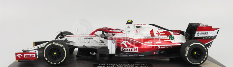 Minichamps Alfa romeo F1 C41 Team Orlen Racing N 99 Posledné preteky Abu Dhabi GP 2021 Antonio Giovinazzi 1:18 Biela červená met.