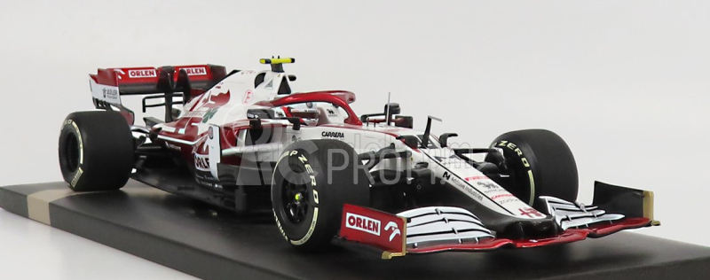 Minichamps Alfa romeo F1 C41 Team Orlen Racing N 99 Posledné preteky Abu Dhabi GP 2021 Antonio Giovinazzi 1:18 Biela červená met.