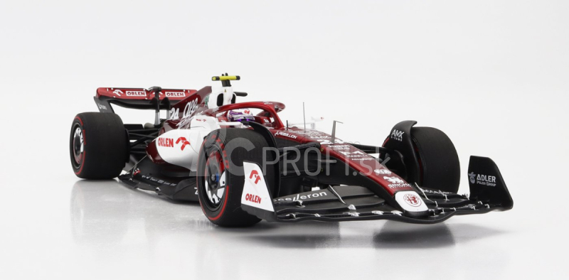 Minichamps Alfa romeo F1 C42 Team Orlen Racing N 24 10th Bahrain Gp 2022 Guanyu Zhou 1:18 biela červená met.