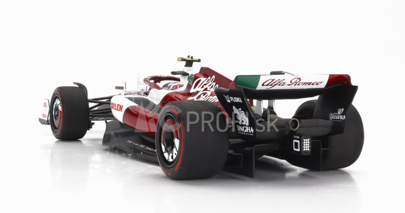 Minichamps Alfa romeo F1 C42 Team Orlen Racing N 24 10th Bahrain Gp 2022 Guanyu Zhou 1:18 biela červená met.